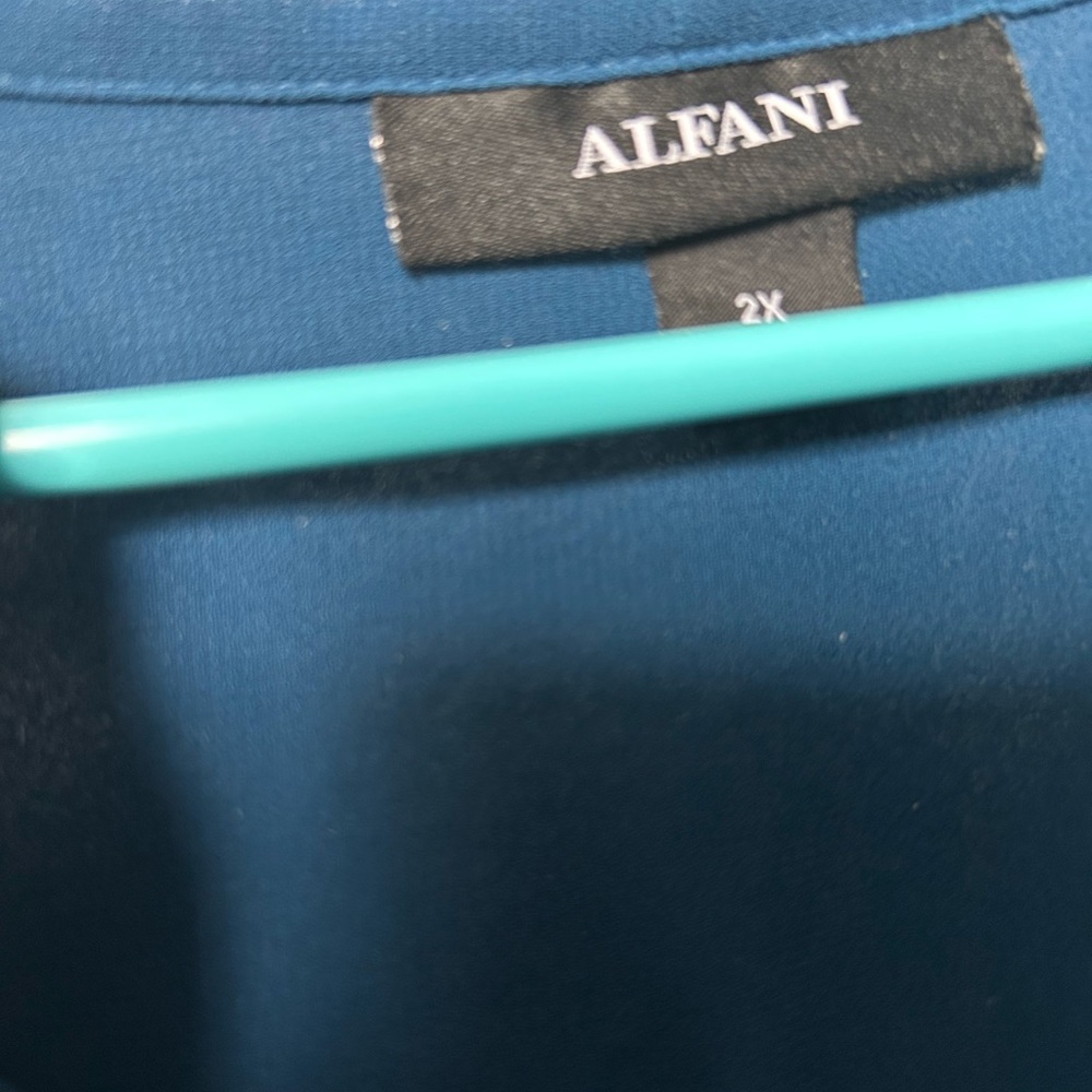 Alfani Women's Blue Blouse